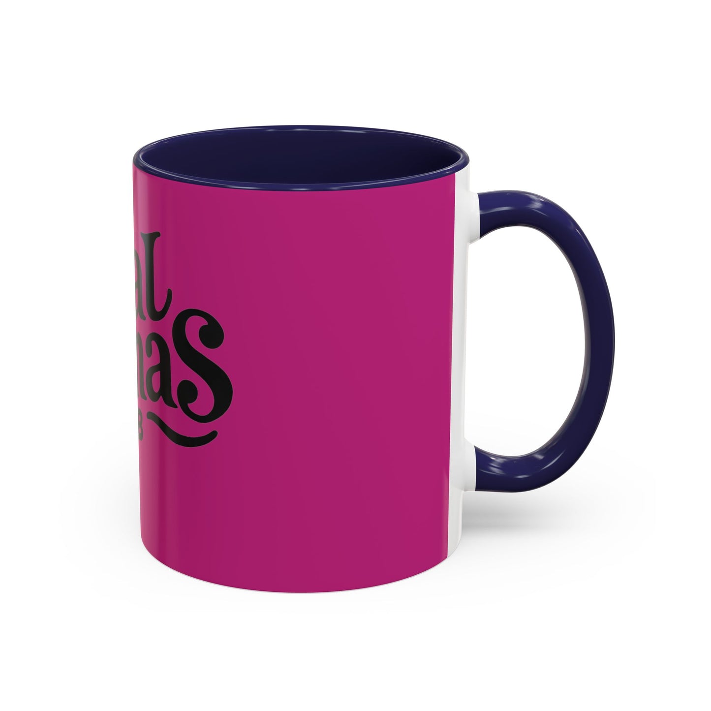 Feral Mamas Club Accent Coffee Mug - Stylish Pink Mug for Hip Moms