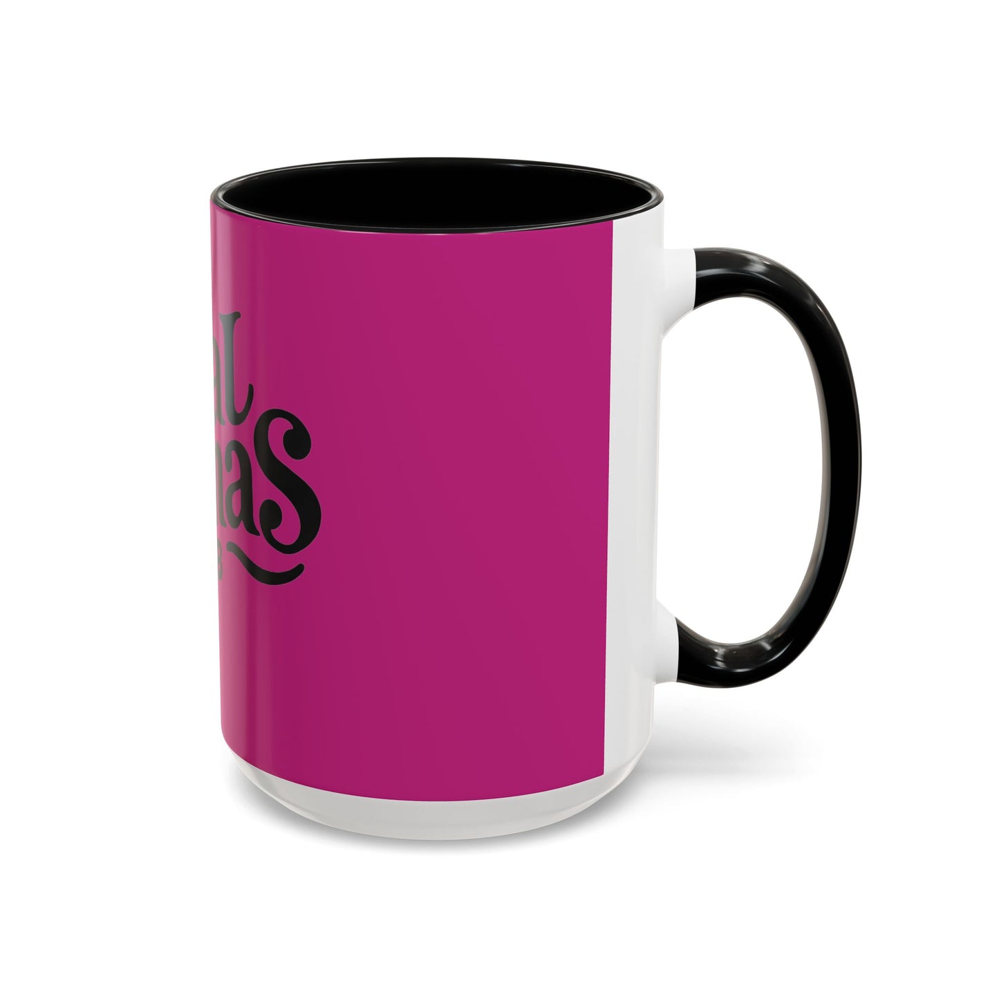 Feral Mamas Club Accent Coffee Mug - Stylish Pink Mug for Hip Moms