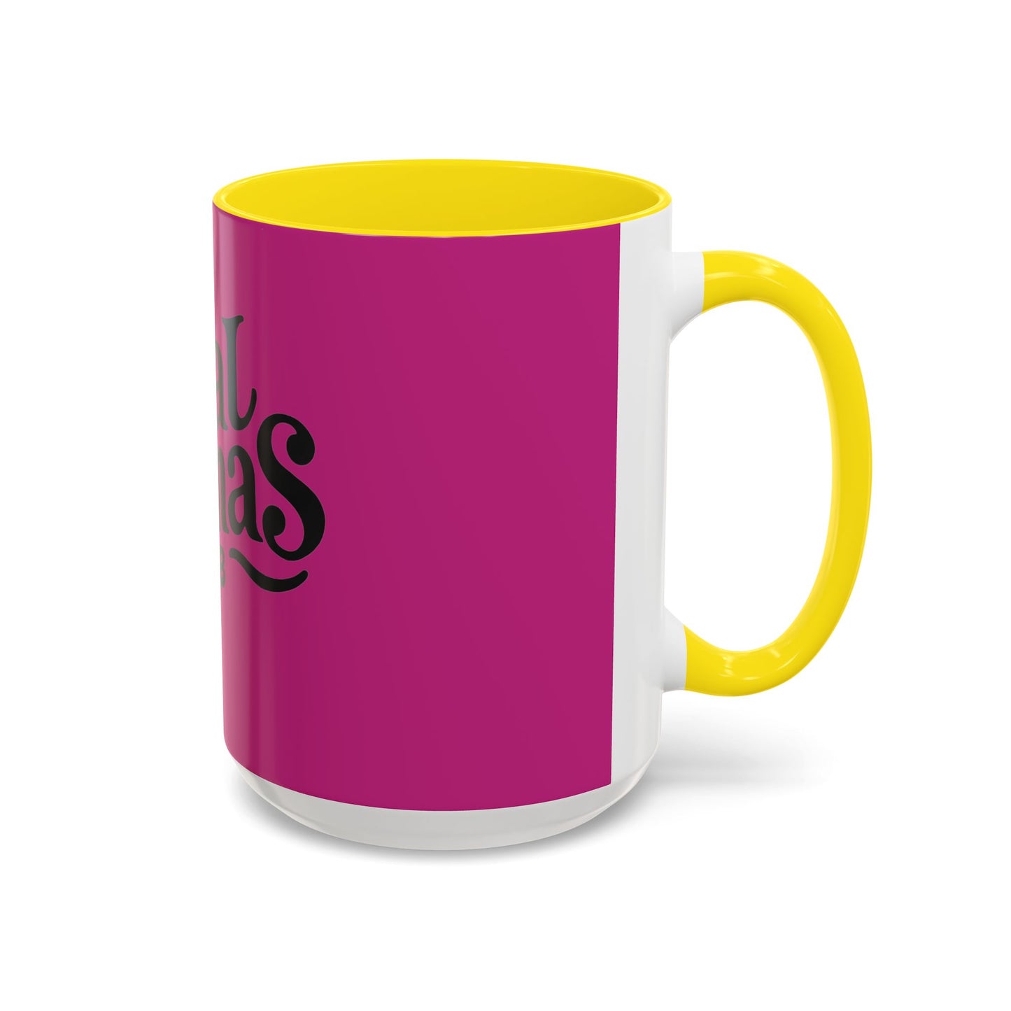 Feral Mamas Club Accent Coffee Mug - Stylish Pink Mug for Hip Moms