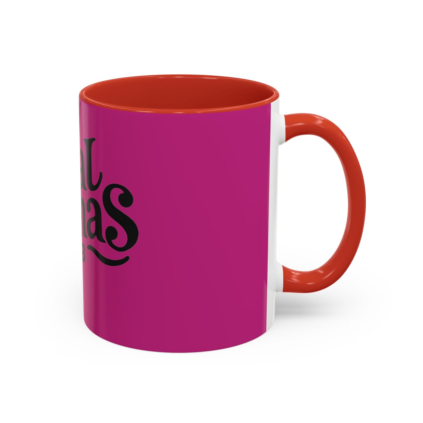 Feral Mamas Club Accent Coffee Mug - Stylish Pink Mug for Hip Moms