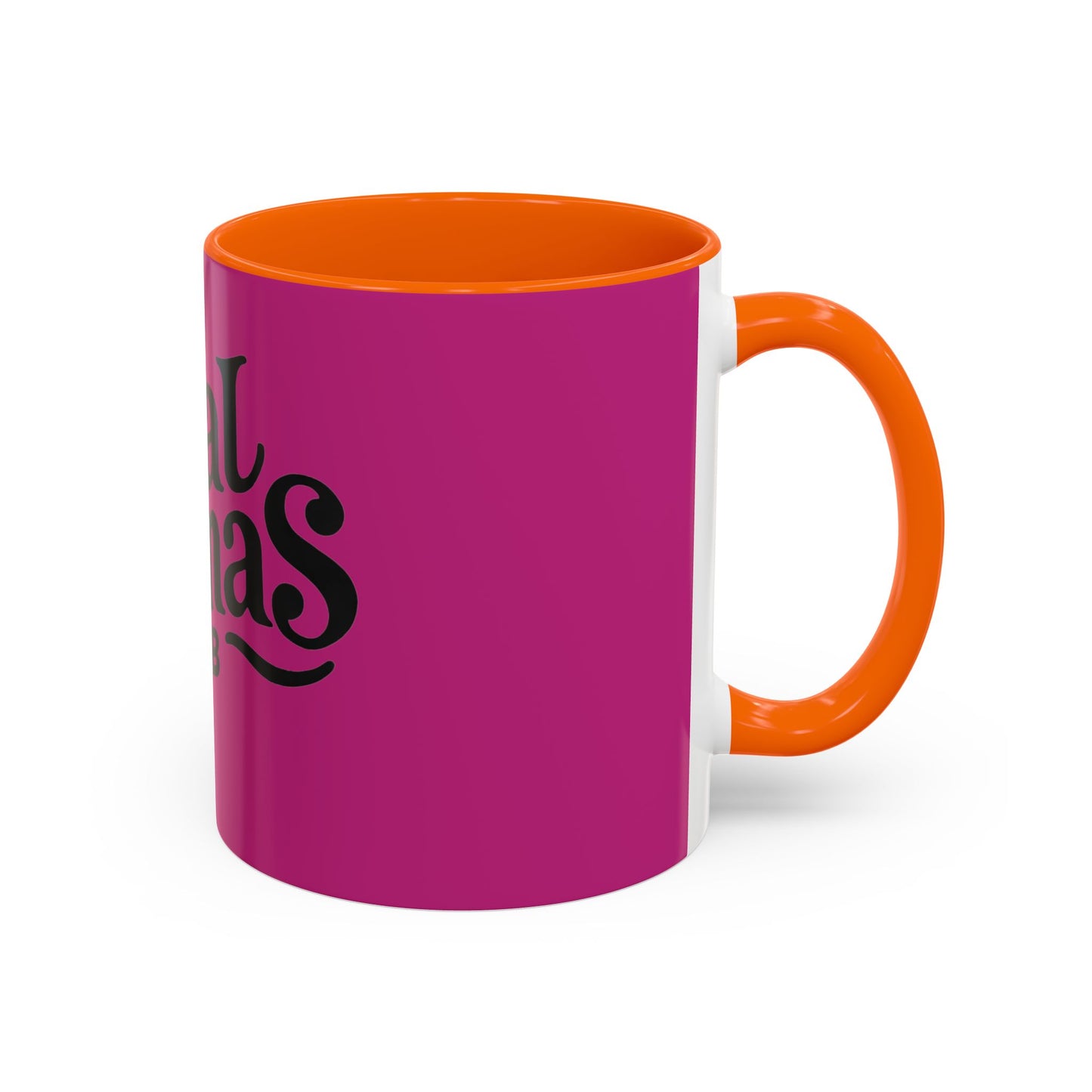 Feral Mamas Club Accent Coffee Mug - Stylish Pink Mug for Hip Moms
