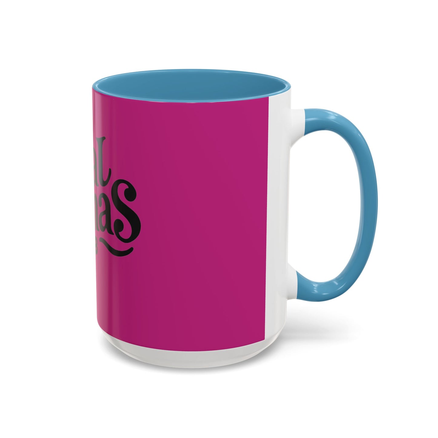 Feral Mamas Club Accent Coffee Mug - Stylish Pink Mug for Hip Moms