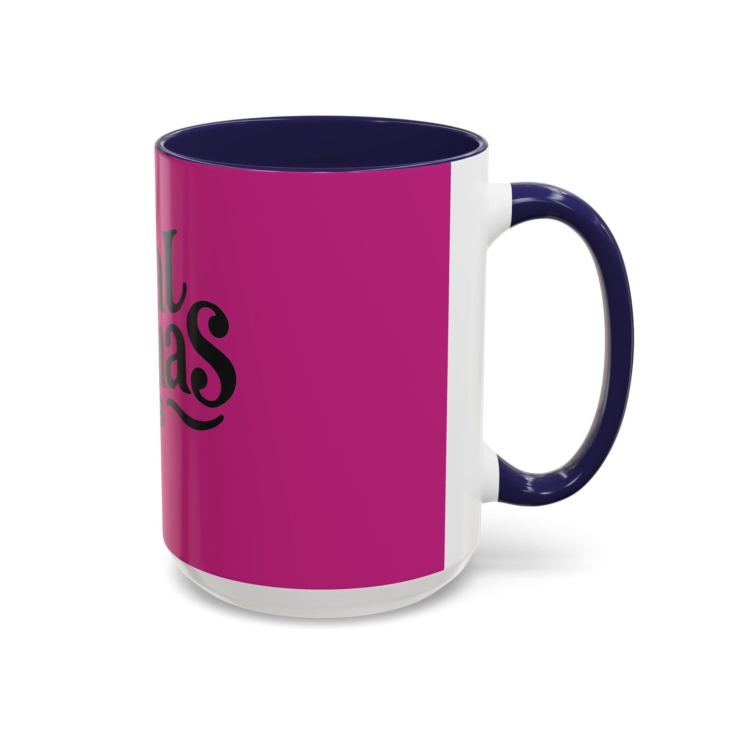 Feral Mamas Club Accent Coffee Mug - Stylish Pink Mug for Hip Moms