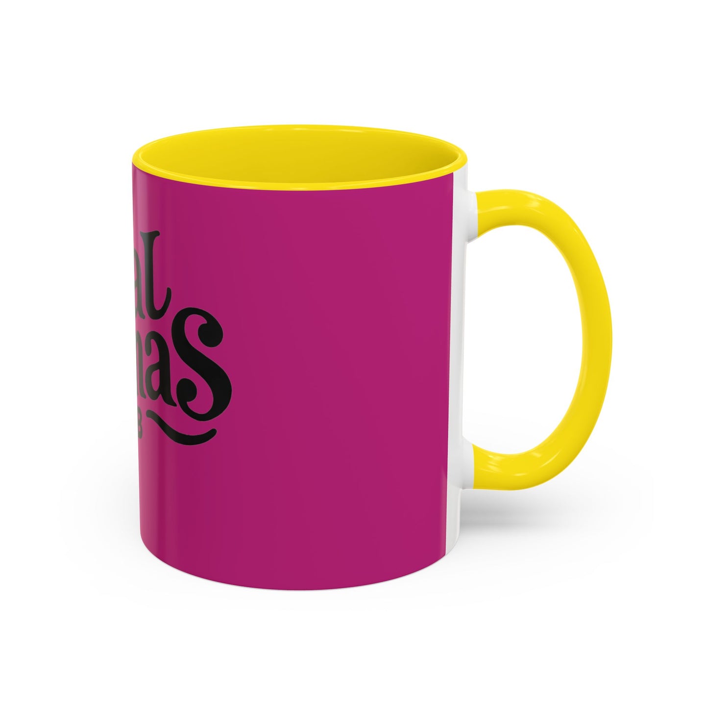 Feral Mamas Club Accent Coffee Mug - Stylish Pink Mug for Hip Moms