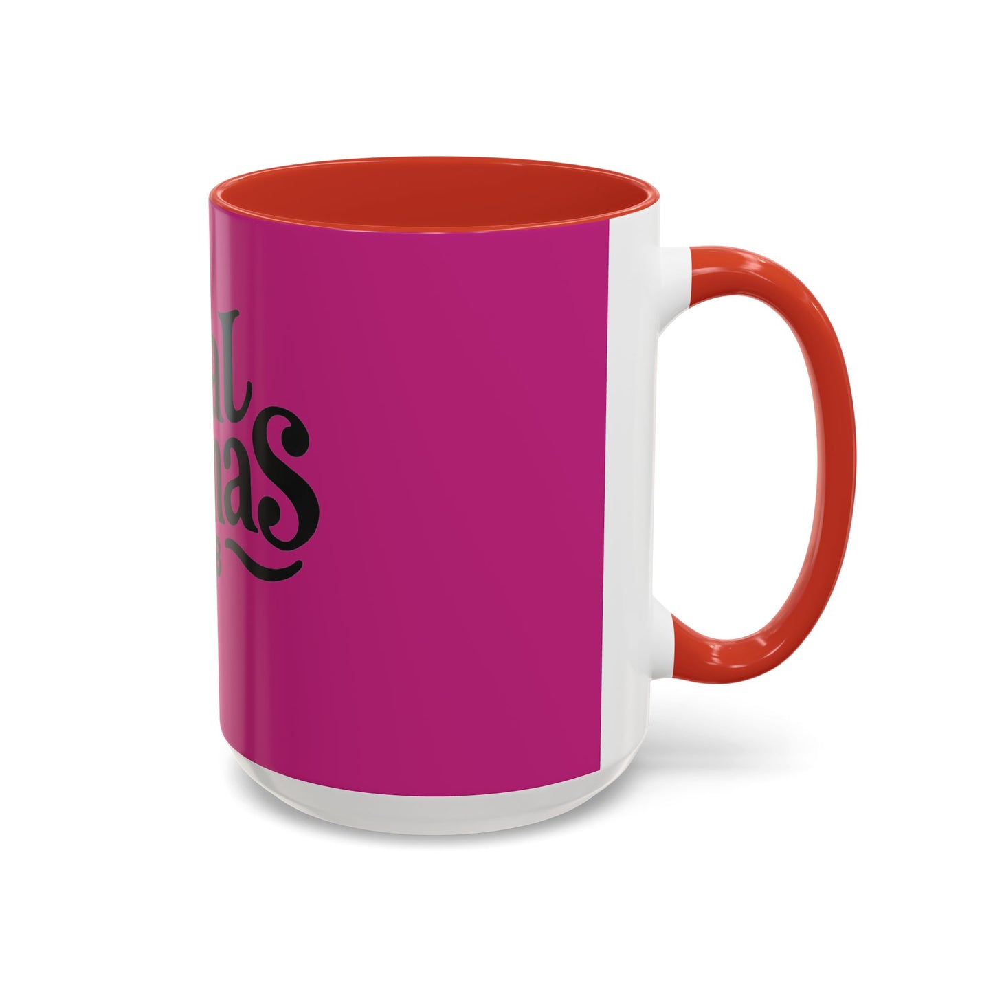 Feral Mamas Club Accent Coffee Mug - Stylish Pink Mug for Hip Moms