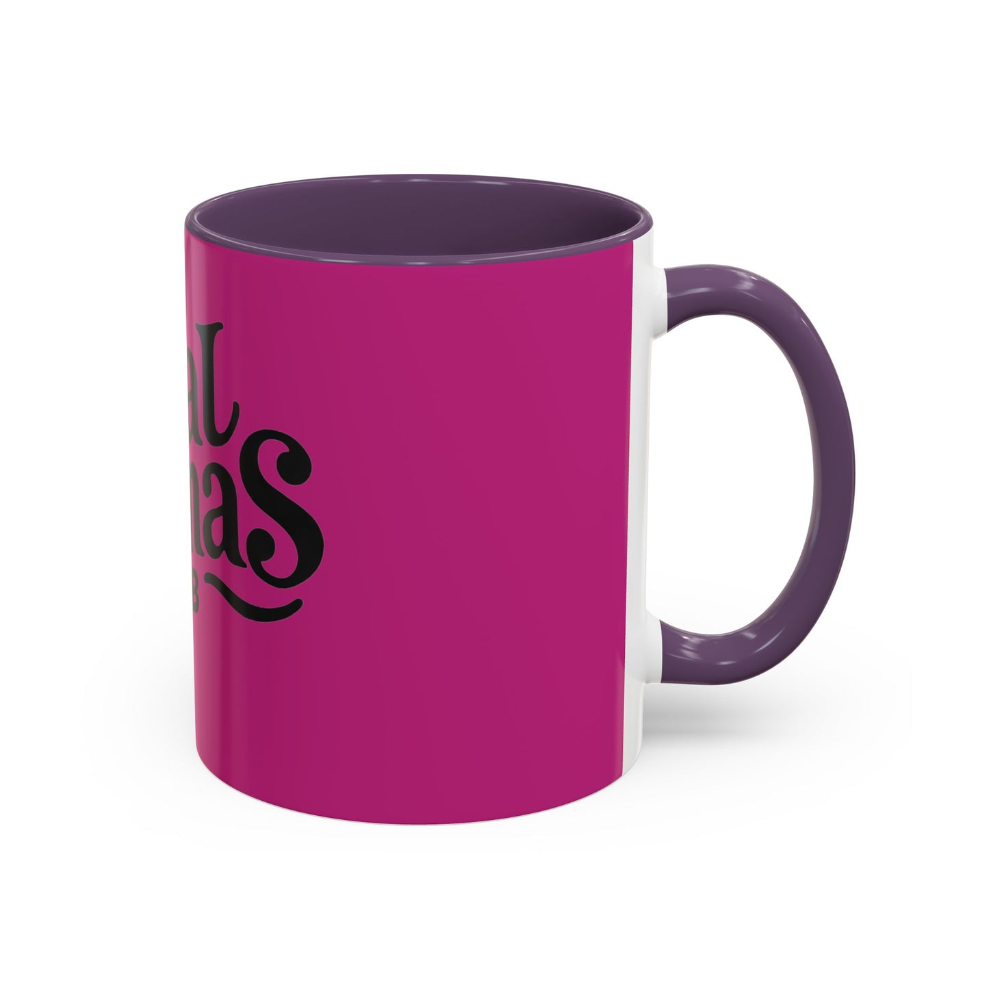 Feral Mamas Club Accent Coffee Mug - Stylish Pink Mug for Hip Moms