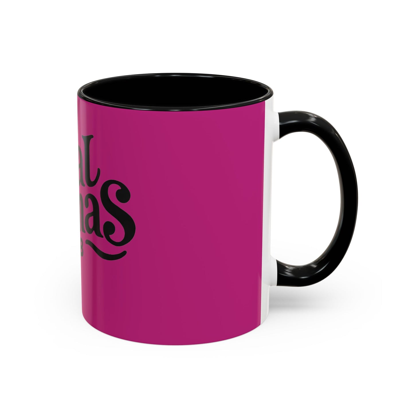 Feral Mamas Club Accent Coffee Mug - Stylish Pink Mug for Hip Moms