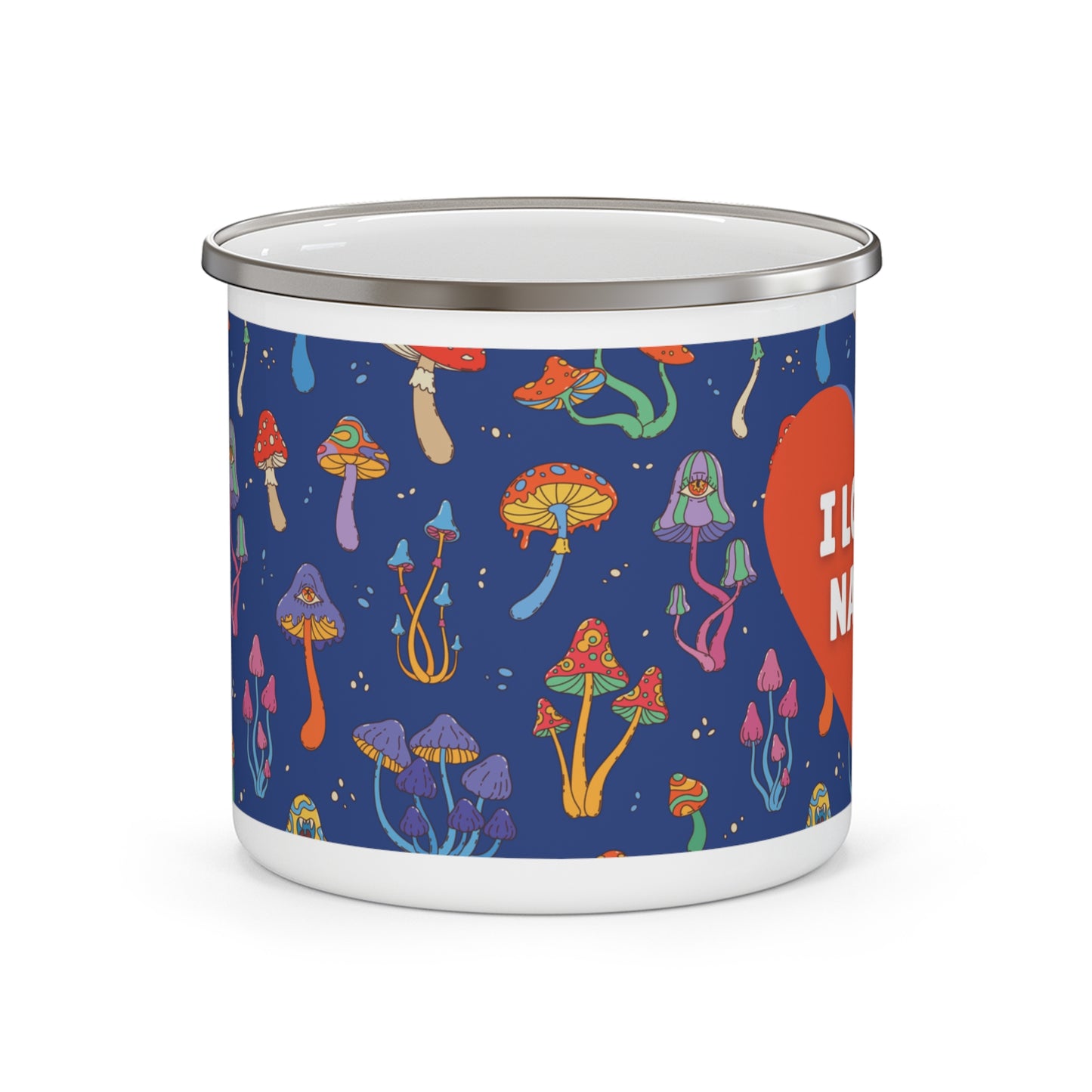 "I Love Naps" Enamel Camping Mug